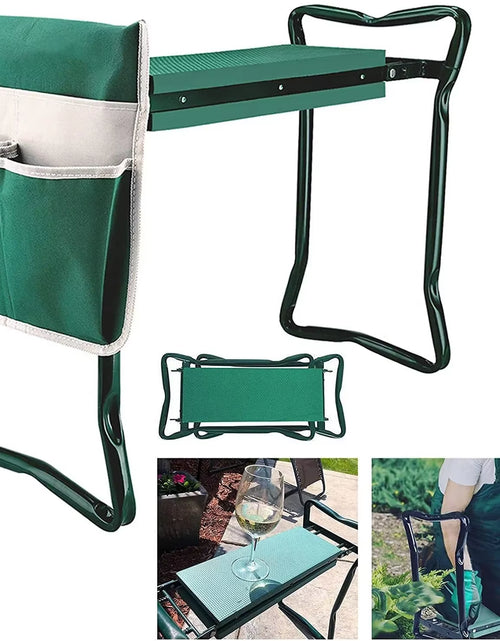 Load image into Gallery viewer, GardenMate Folding Kneeler &amp; Stool – Comfort &amp; Convenience for Every Gardener
